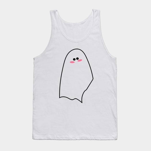 Adorable halloween ghost Tank Top by Cherubic